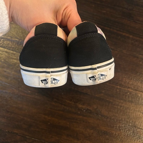 Vans Ward Tie Dye Salmon/Multicolor Canvas Skate Shoes - Picture 5 of 6